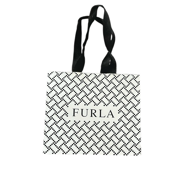 Furla Black and White Gift Bag - Picture 1 of 9